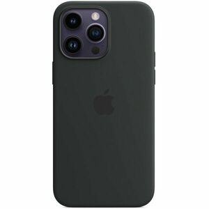 Husa de protectie Apple Silicone Case with MagSafe pentru iPhone 14 Pro Max, Midnight imagine