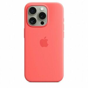 Husa de protectie Silicone Case with MagSafe pentru iPhone 15 Pro, Guava imagine