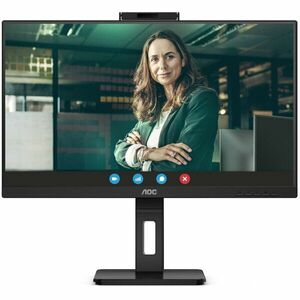 Monitor LED AOC 24P3CW 23.8 inch FHD IPS 5 ms 75 Hz Webcam USB-C imagine