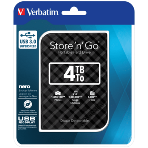 Verbatim STORE ´N´ GO 2.5 (6.35MM) GEN 2 4TB USB 3.0 BLACK imagine