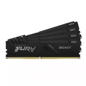 Memorie Desktop Kingston Fury Beast 128GB(4 x 32GB) DDR4 3600Mhz imagine