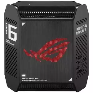 Sistem Wireless Mesh ASUS ROG Rapture GT6 WAN: 1 x 2.5Gigabit WiFi: 802.11ax Black 1pack imagine