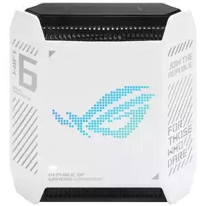 Sistem Wireless Mesh ASUS ROG Rapture GT6 WAN: 1 x 2.5Gigabit WiFi: 802.11ax White 1pack imagine