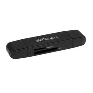 Card reader StarTech SDMSDRWU3AC, SD, MicroSD, USB (Negru) imagine