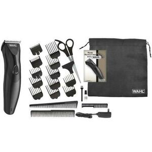 Aparat de tuns Wahl 09639-816 Haircut & Beard Acumulator Lame otel Autoascutire Lavabil (Gri) imagine