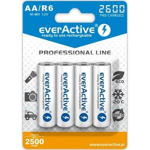 Acumulatori Everactive , R6, AA 2600 MAh Professional Line, 4 Bucati imagine