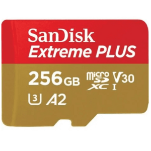 Card de memorie SanDisk Extreme Plus SDSQXBD-256G-GN6MA, MicroSDXC, 256 GB, UHS-I U3, Clasa 10, V30 + Adaptor SD imagine