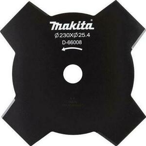 Cutit de taiat cu 4 dinti pentru motocositoare, Makita, dimensiune 230x25.4mm imagine