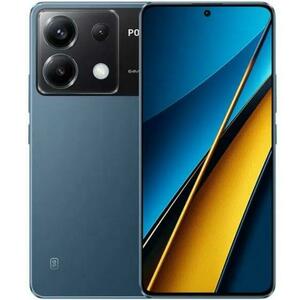 Telefon Mobil Poco X6, Procesor Qualcomm SM7435-AB Snapdragon 7s Gen 2, AMOLED Capacitive touchscreen 6.67inch, 8GB RAM, 256GB Flash, Camera Tripla 64 + 8 + 2 MP, 5G, Wi-Fi, Dual SIM, Android (Albastru) imagine