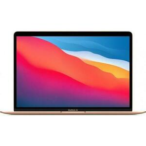 Laptop Apple MacBook Air (Procesor Apple M1 (12M Cache, up to 3.20 GHz), 13.3inch, Retina, 8GB, 256GB SSD, Integrated M1 Graphics, Mac OS Big Sur, Layout US, Roz/Auriu) + adaptor priza US - EU imagine