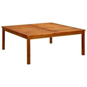 Masuta de cafea de gradina vidaXL 316397, 110 x 110 x 45 cm, Lemn masiv acacia (Maro) imagine