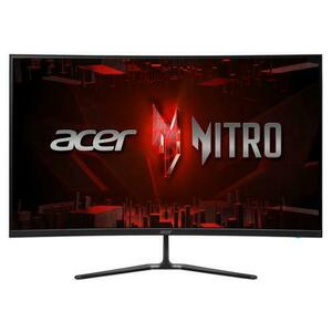 Monitor Gaming VA LED Acer Nitro 31.5inch ED320QR S3, Full HD (1920 x 1080), HDMI, DisplayPort, Ecran curbat, 180 Hz, 1 ms (Negru) imagine