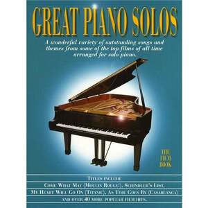 Music Sales Great Piano Solos - The Film Book Note imagine