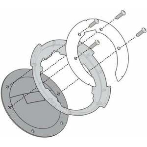 Givi BF21 Specific Flange for Fitting Tanklock, TanklockED Bags imagine