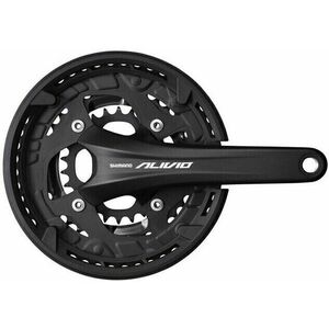 Shimano Alivio FC-T4060 175 mm 26T-36T-48T Hollowtech II 104 BCD-64 BCD Angrenaj imagine