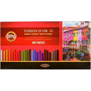 KOH-I-NOOR Toisor D'or Soft Pastels Set de pasteluri uscate 48 buc imagine