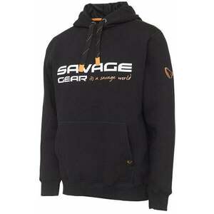 Savage Gear Hanorac Cosmo Hoodie Black Ink S imagine