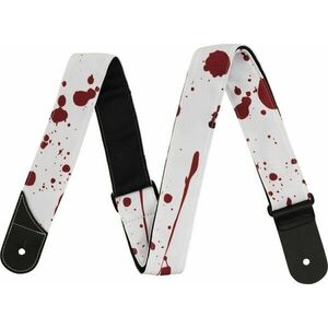 Jackson Splatter Strap Curea de chitară Alb/Roșu imagine