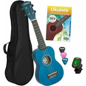 Cascha HH 3971 Blue Ukulele soprano imagine