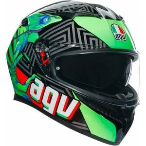 AGV K3 Kamaleon Black/Red/Green M Casca imagine