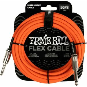 Ernie Ball Flex Instrument Cable Straight/Straight 6 m Drept - Drept Cablu de instrument imagine