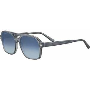 Serengeti Marco Shiny Transparent Stormy Grey/Mineral Polarized Blue Gradient Ochelari de stil de viață imagine