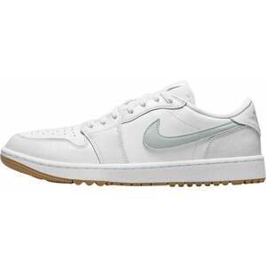 Nike Air Jordan 1 Low G White/Gum Medium Brown/Pure Platinum 40, 5 Pantofi de golf pentru bărbați imagine