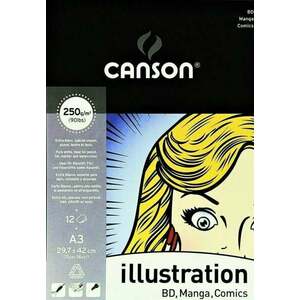 Canson Illustration Manga A3 250 g White Carnete de Schițe imagine