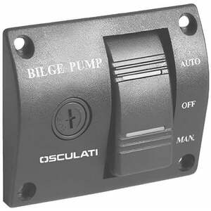 Osculati Universal Switch Panel for Bilge Pumps 12 / 24 V Comutator pentru barci imagine