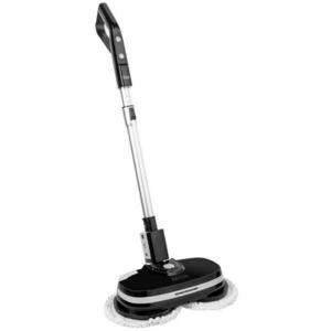 Mop electric Teesa Power Clean TSA5035, 60 W, 0.3 l, 240 rpm, Autonomie 35 min, Functie de ceruit (Negru/Argintiu) imagine