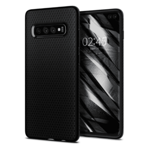 Protectie Spate Spigen Liquid Air 606CS25764 pentru Samsung Galaxy S10 Plus G975 (Negru) imagine