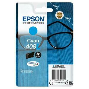 Cartus Cerneala Epson Cyan 408L, acoperire 2200 pagini (Cyan) imagine