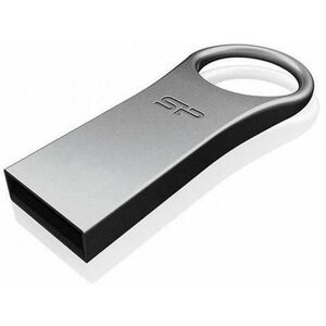 Stick USB Silicon Power Firma F80, 16GB, USB 2.0 (Argintiu) imagine