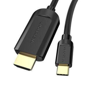 Cablu date USB C la HDMI, adaptor HDMI 4K Thunderbolt, 1.5 metri, Vention imagine