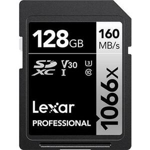 Card de memorie Lexar Professional 1066x, 128GB, SDXC, UHS-I U3, V30 imagine