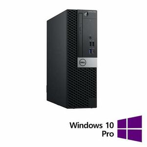 Calculator Sistem PC Refurbished DELL OptiPlex 5060 SFF, Intel Core i3-8100 3.60GHz, 8GB DDR4, 256GB SSD + Windows 10 Pro imagine