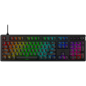 Tastatura Gaming Mecanica HyperX Alloy Rise, iluminare RGB, layout US, HyperX Linear Switch (Negru) imagine