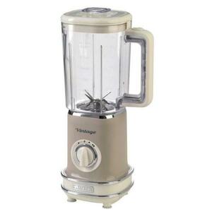 Blender Ariete Vintage 0568CR/BG, 500 W, 2 viteze + Pulse, vas Tritan 1.5 l (Crem) imagine