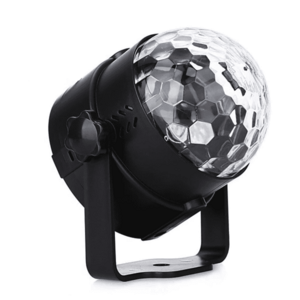 Proiector Rotativ La Priza, LED RGB, 3 Lumini imagine