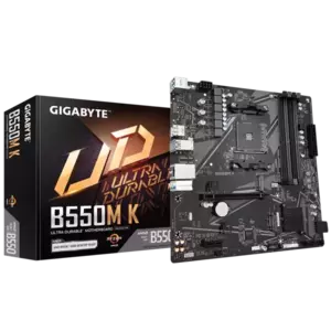 Placa de baza Gigabyte B550M K Socket AM4 imagine