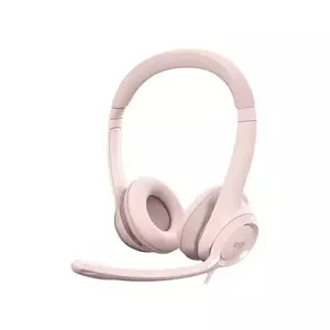 Casti Logitech H390 USB Pink imagine