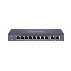 Switch Hikvision DS-3E0310P-E/M fara management cu PoE 8x100Mbps RJ45 imagine