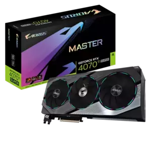 Placa Video Gigabyte AORUS GeForce RTX 4070 Ti SUPER MASTER 16GB GDDR6X 256 biti imagine