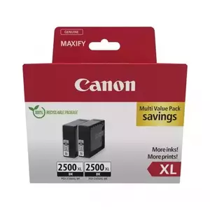 Pachet Cartuse Inkjet Canon PGI-2500XL Black 2-pack imagine