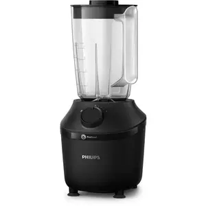 Blender Philips Seria 3000 HR2291/01, 600W, 2l, 2 viteze+Pulse, zdrobire gheata, Sistem ProBlend, aplicatia NutriU, Negru imagine