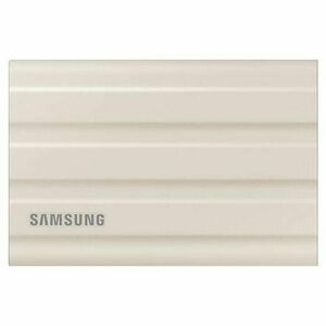 SSD Portabil Samsung T7 Shield, 1TB, USB-C 3.2, Beige imagine