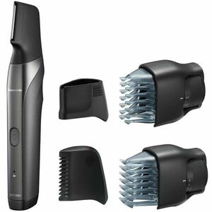 Trimmer pentru barba si par corporal Panasonic ER-GY60-H503 , 3 in 1, functionare cu si fara fir, Argintiu/Negru imagine