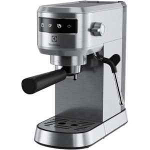 Espressor manual Electrolux Explore 6 E6EC1-6ST, 1400W, 15 bar, 1l, suport incalzit pentru cesti, selector frontal digital, tehnologie Thermo-Block pentru incalzire rapida, Auto-Shot Volume Control, optiune apa fierbinte, notificare decalcifiere imagine