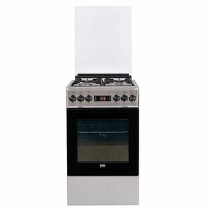 Aragaz FSMT52320DXO, Gaz, 4 Arzatoare, Cuptor electric multifunctional, Aprindere electrica, Clasa A, Inox imagine