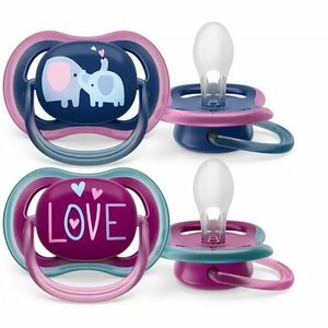 Suzeta Philips AVENT Ultra Air SCF349/22, 18 luni +, 2 buc, multicolor imagine